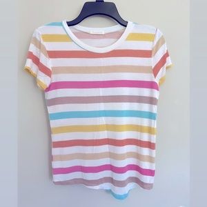 Multi-Color Striped Summer Tee